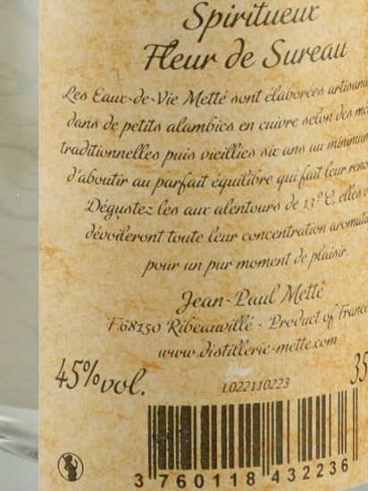 Jean Paul Mette Fleur de Sureau 350ml