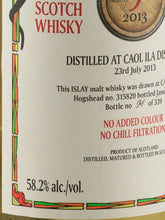 Load image into Gallery viewer, Black Adder Raw Cask Caol Ila 9 Year Old 2013