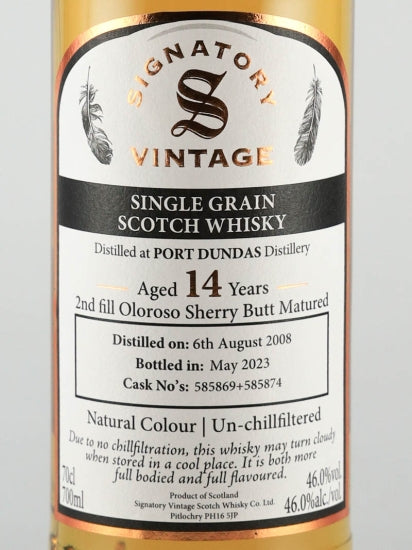 Signatory Port Dundas 14 Year Old 2008