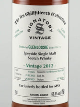 Load image into Gallery viewer, Signatory Glenlossie 11 Year Old 2012 for MSS