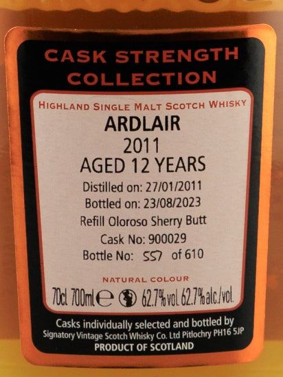 Signatory Ardmore 12 Year Old 2011