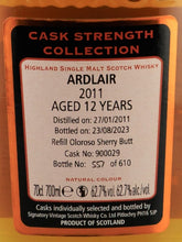 Load image into Gallery viewer, Signatory Ardmore 12 Year Old 2011