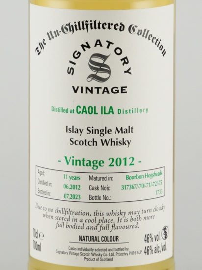 Signatory Caol Ila 11 Year Old 2012