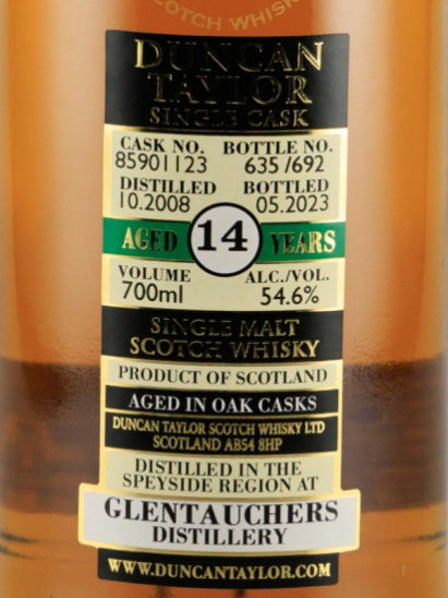 Duncan Taylor Single Cask Glentauchers 14 Year Old 2008
