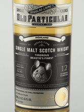 Load image into Gallery viewer, Old Particular Timorous Beastie's Finest 12 Year Old 2010