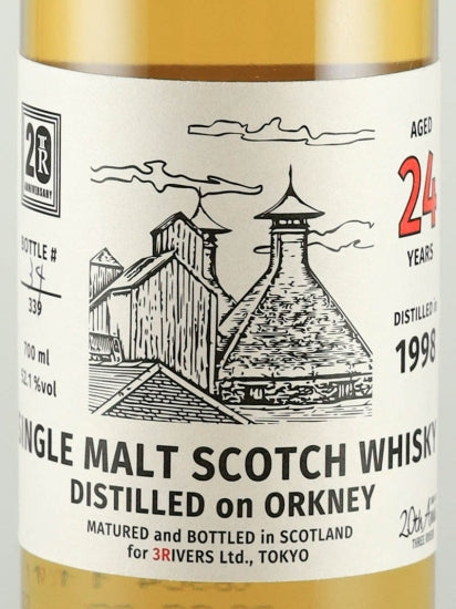 Orkney 24 Years Old 1998 for Three Rivers 20th Anniversary 52.1% — Single Malt