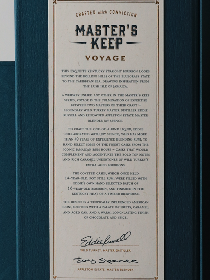 Wild Turkey Master's Keep Voyage