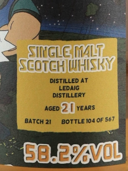 Boutique-y Ledaig 21 Years Batch 21 58.2%