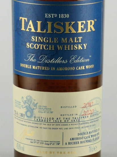 Talisker Distillers Edition 2010/2020