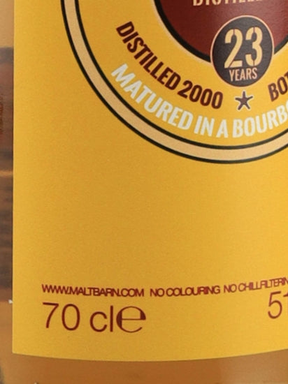 Malt Barn Benrinnes 23 Year Old 2002