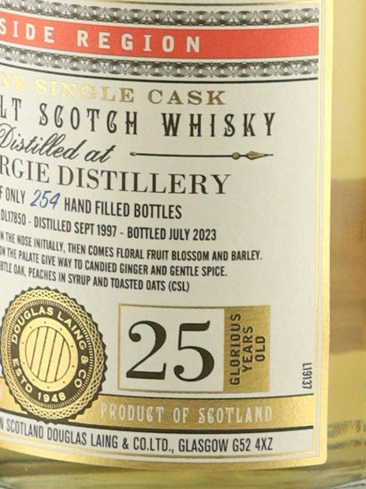 Extra Old Particular Glenburgie 25 Year Old 1997