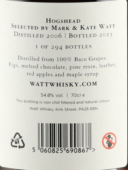 Watt Whisky Chateau Loubade 17 Year Old 2006