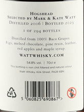 Load image into Gallery viewer, Watt Whisky Chateau Loubade 17 Year Old 2006