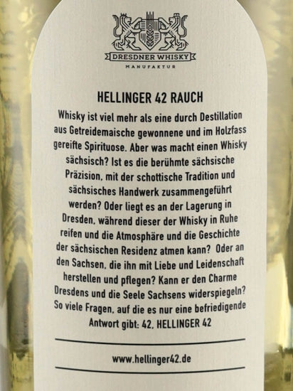 Hellinger 42 Single Malt Whisky Smoky