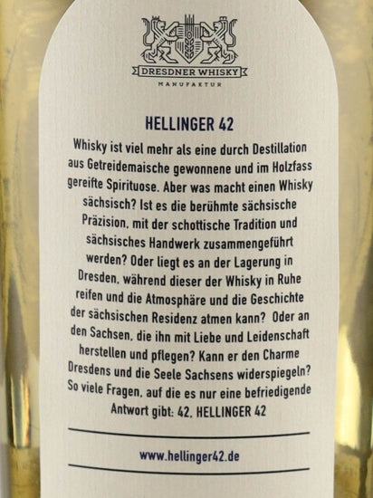 Hellinger 42 Single Malt Whisky