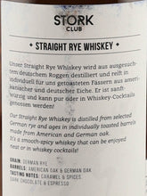 Load image into Gallery viewer, Stork Club Straight Rye Whisky