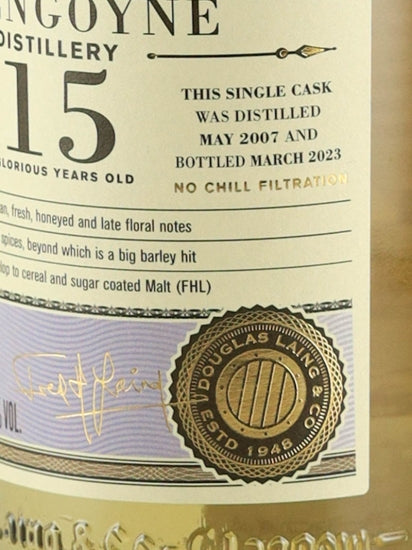 Old Particular Glengoyne 15 Year Old 2007