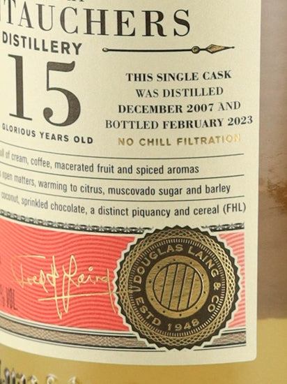 Old Particular Glentauchers 15 Year Old 2007