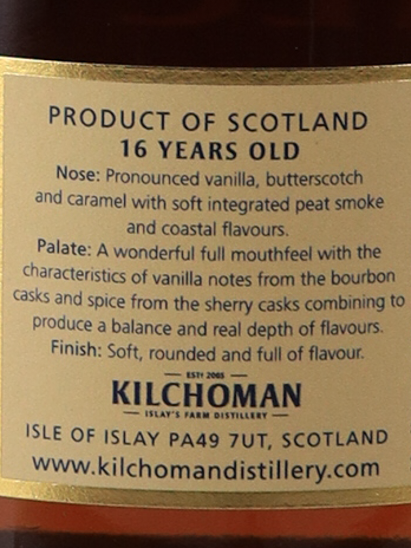 Kilchoman 16 Year Old