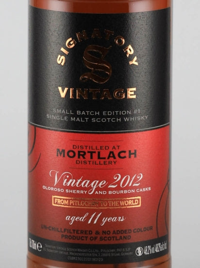 Signatory Mortlach 11 Year Old 2012