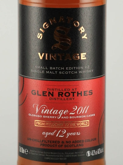 Signatory Glenrothes 12 Years 2011 48.2%