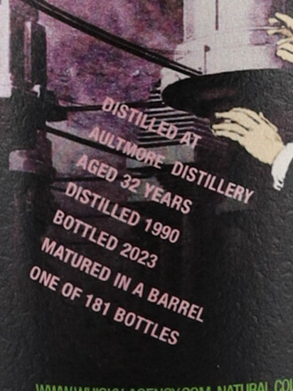 The Whisky Agency Aultmore Cask 32 Year Old 1990