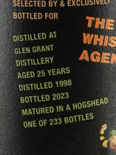 Load image into Gallery viewer, The Whisky Agency Glen Grant 25 Year Old 1998