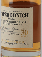 Load image into Gallery viewer, Caperdonich 30 Year Old Batch 4
