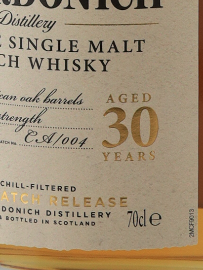 Caperdonich 30 Year Old Batch 4