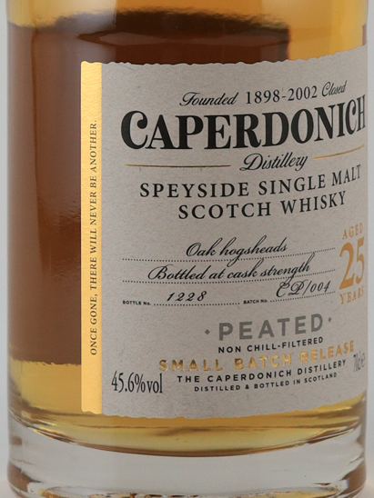 Caperdonich Peated 25 Year Old Batch 4
