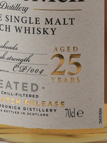 Caperdonich Peated 25 Year Old Batch 4
