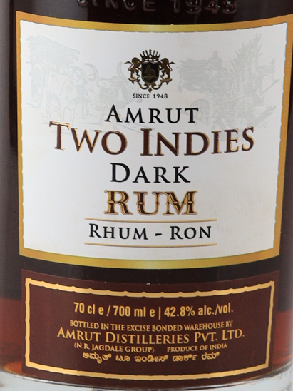 Amrut Two Indies Rum