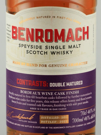 Benromach Double Matured 2011/2023