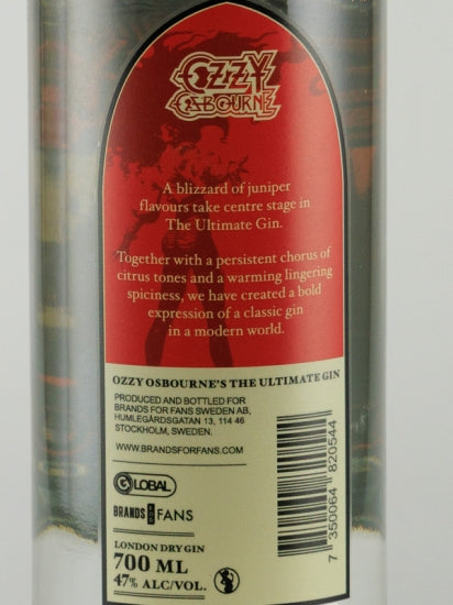 ozzy osbourne ultimate gin