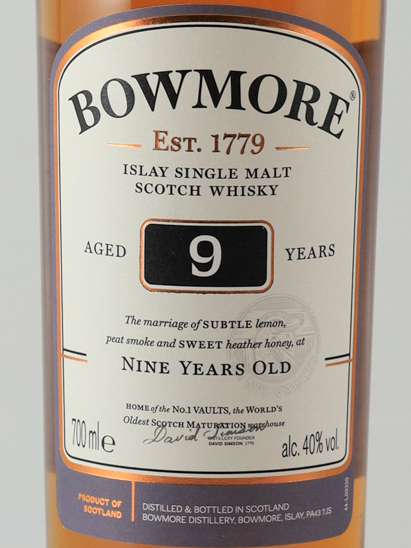 Bowmore 9 Year Old