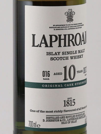 Laphroaig 10 Year Old Cask Strength Batch 16