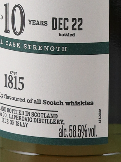 Laphroaig 10 Year Old Cask Strength Batch 16