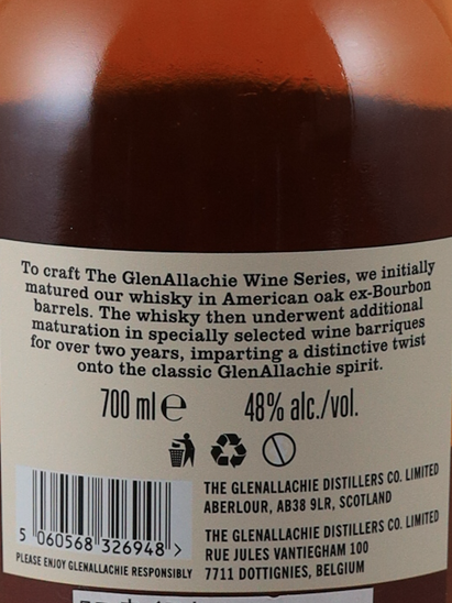 Glenallachie 11 Year Old Premier Cru Classé Wine Cask Finish