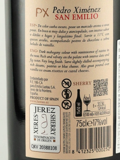 Lustau Pedro Ximénez San Emilio