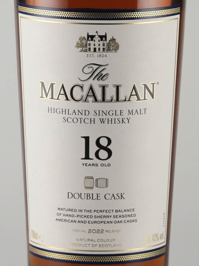 Macallan 18 Year Double Cask 2022 Release