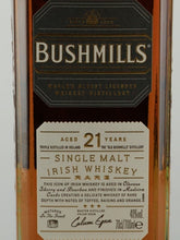 Load image into Gallery viewer, Bushmills Single Malt 21 Year Old