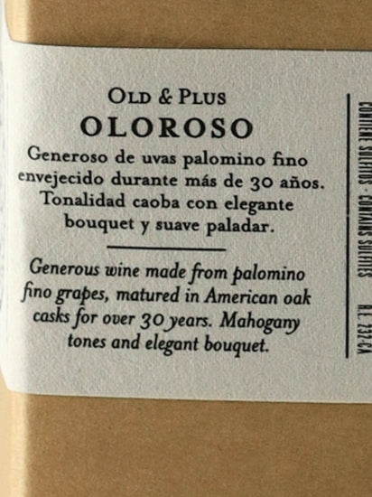 OLD&PLUS Romate Oloroso 30 Year Old 500ml