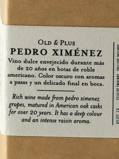 OLD&PLUS Romate Pedro Ximénez 20 Year Old 500ml
