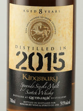 Load image into Gallery viewer, Kingsbury Gold Glenburgie 8 Year Old 2015