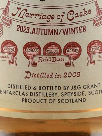 Glenfarclas Mariage of Casks 2023 Autumn/Winter