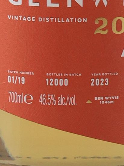 Glenwyvis Batch 1 2019 Vintage