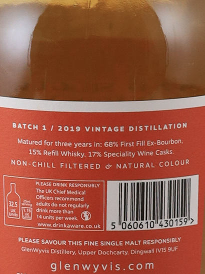 Glenwyvis Batch 1 2019 Vintage