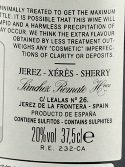 Romate Amontillado Olvidado 375ml