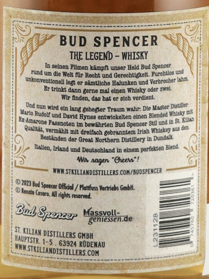 St. Kilian Bud Spencer The Legend Non-Peated