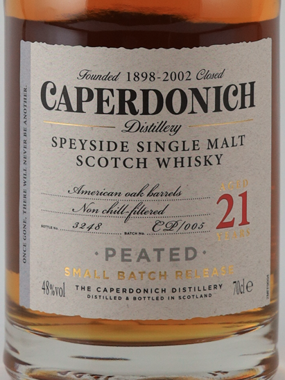 Caperdonich Peated 21 Year Old Batch 5